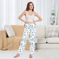 thumbnail image 6 of FORMRS Women's Pajama Pants with Pockets Soft Comfy Loungewear Sleep Bottom, Sizes S-2XL, Forget Me Not, 6 of 8