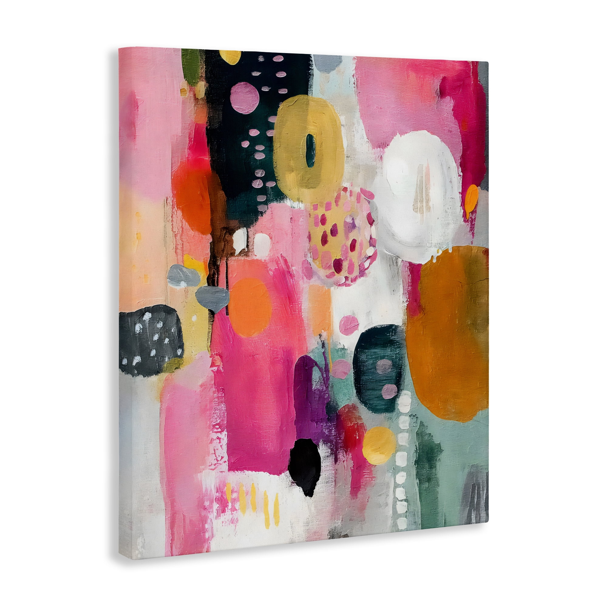 Stupell Industries Abstract Blooms Cascade Canvas Wall Art, design by Riley B