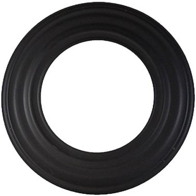 Gray Metal 6605 6 in., 24 Gauge Black Stove Pipe Collar