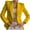 Yellow, variant on Clearance under 10.00 LYXSSBYX Women Long Sleeve Shacket Jacket Hot Sale Clearance Buttons Long Sleeve Solid Office Coat Cardigans Suit Jacket Long Outwear
