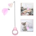 thumbnail image 4 of Cat Wand Toy Cat Teasing Toy Lovely Bell Design Cat Teaser Stick Portable Cat Interactive Toy, 4 of 5