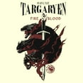 thumbnail image 2 of Men's Game of Thrones House Targaryen's Dragons Graphic Tee Beige Large, 2 of 4