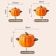 thumbnail image 2 of Dutch Oven Pot with Lid, Pumpkin Pottery Dessert Saucepan, Mini Baking Dish Cute Pumpkin Bowl, Covered Dutch Oven Ceramic Stockpot, 2 of 5