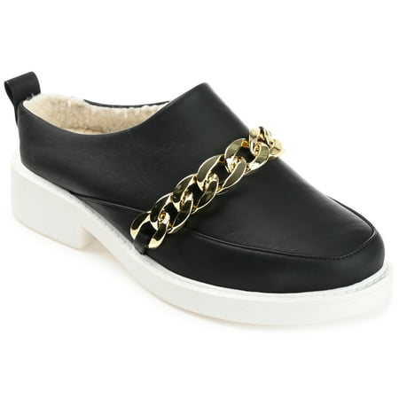 

Journee Collection Womens Sheah Mules Round Toe Slip On Flats