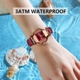 thumbnail image 5 of Poedagar women watch fashion leather quartz watches waterproof rose gold top luxury ladies wristwatches clock gift, 5 of 10