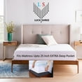thumbnail image 4 of Protège-matelas Split Très Grand 100 % Imperméable, Poches Profondes de 25 Pouces, Style Drap-Housse, 4 of 7