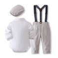 thumbnail image 5 of Boys School Clothes Little Fall Winter Button Front Long Sleeve Pocket 1T 2T 3T 4T 5T 6T Everyday Outfit Set 2 Pcs Boys Gentleman Vest Set Boys Weekend Birthday Suit Boys Suit, 5 of 7