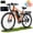 Orange, variant on ESKUTE M200D Electric Mountain Bike for Adults, 27.5" Full Suspension E-Bike, 750W Brushless Motor, 20 MPH Speed, 48V 20.8Ah , 80 Miles Range, Step-Over Electric Bicycle Black, UL2849