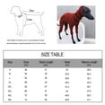 thumbnail image 2 of Solid Four-legged Rib Dog Clothes Turtleneck Pet Sweater for Whippet Italian Greyhound Winter Pullover Jumpsuit for Big Dogs, 2 of 4