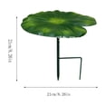 thumbnail image 3 of Sombrilla con Forma de Hoja de Nenúfar para Macetas: Mini Sombrilla Impermeable para Proteger Del Sol y La Lluvia En Exteriores, Cubierta Decorativa para Plantas con Estaca para El Suelo., 3 of 7