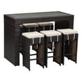 thumbnail image 1 of Safavieh Ensemble de BAR Extérieur en BEIGE et Marron, 1 of 14