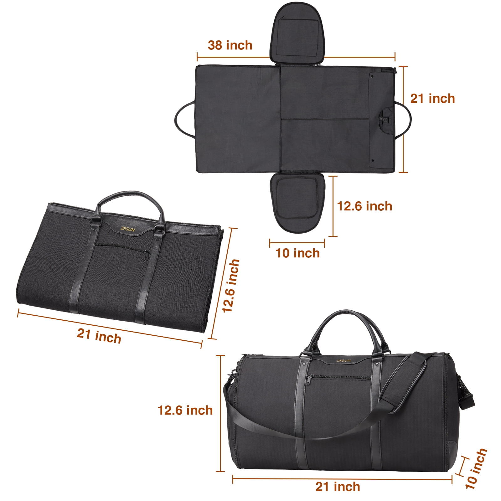 Folding suit online bag