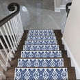 thumbnail image 2 of SussexHome Hairband Design 9" X 28" Stair Treads - 70 % Cotton Anti-Slip Carpet Strips for Indoor Stairs-Easy to Install Stair Treads with Double Adhesive Tape-Safe, Extra-Grip, 7-Pack-Navy, 2 of 9