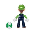 thumbnail image 6 of World of Nintendo Super Mario Luigi 4 inch Articulated Action Figure with Green Mushroom Accessory, 6 of 9