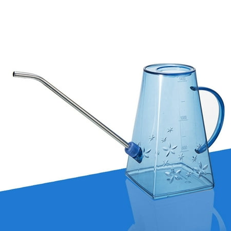Succulent outdoor water bottle Home Gardening Transparent PP Long Mouth Watering Pot Watering Water Bottle Pattern Retro Watering Pot