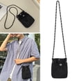 thumbnail image 6 of Women Soft Cloth Drawstring Shoulder Bag Nylon Crossbody Bag Phone Bag (Ladies Portable Casual Bag), 6 of 10