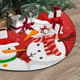 thumbnail image 3 of FMSHPON Cute SnowmanChristmas Tree Xmas Christmas Tree Skirt Stand Mat for Holiday Party Decoration Indoor Outdoor 36 inches, 3 of 3