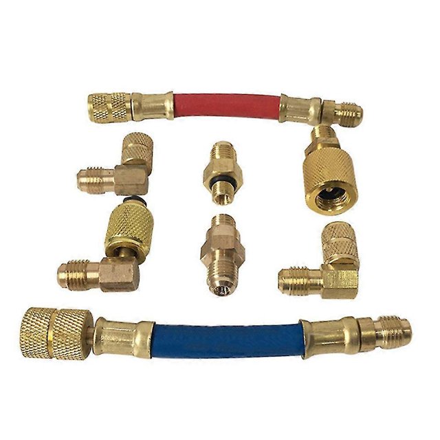 KAIYANG Adaptador de 8 piezas, resistente, profesional, de alta calidad, duradero, para instalación de removedor de imprimación para aire acondicionado