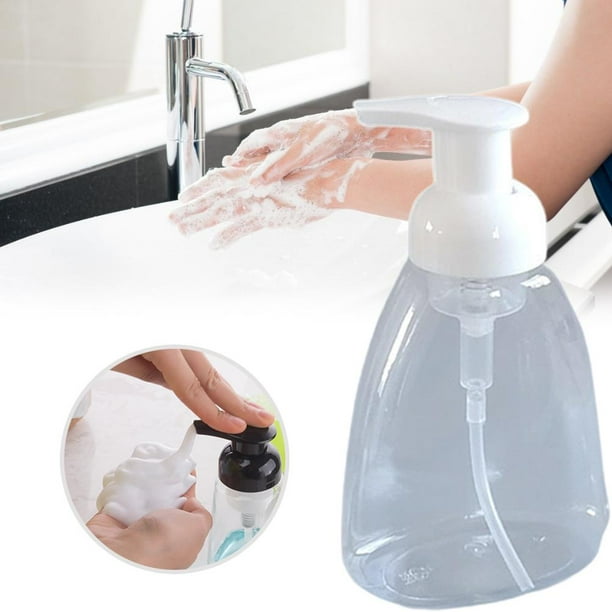 300ML Liquid Soap Foam Dispenser Clear Foam Container Bottles Empty Pump Bottle Foam for Kitchen