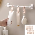 thumbnail image 1 of Double Headed Long Tail Clip Hook Multifunctional Hook Clip Kitchen Bathroom Hanging Storage Fixed Clip, 1 of 6