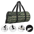 thumbnail image 3 of Sikiie Jungle Green Camo USA Flag Duffel Bag, Travel Bag, Sports Gym Bag - Ideal for Sports, Gym, Overnight Stays, 3 of 6