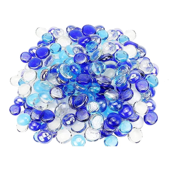 Fire Glass Hisencn Blended Blue para fogata, 4,5 kg
