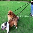 thumbnail image 3 of CNKOO [Laisse pour Chien Réfléchissante Robuste] Laisse pour Chien Réfléchissante avec Poignée Rembourrée Polyamide Robuste Lavable en Machine Fermoir Renforcé - Compatible avec Assorti C, 3 of 6
