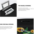 thumbnail image 6 of Sunflower Initial Name V Black Luggage Cover Elastic Washable Stretch Suitcase Protector Anti-Scratch Travel Suitcase Cover for Kid and Adult XL (Fit 29-32 inch suitcase), 6 of 6