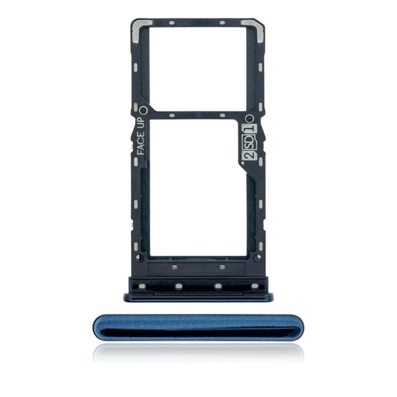Replacement Dual Sim Card Tray Compatible For Motorola Moto G9 Plus (XT2087 / 2020) (Indigo Blue)