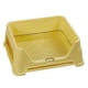 thumbnail image 1 of Inodoro para perros, arenero para perros, valla elevada desmontable, bandeja de entrenamiento para perros amarillo, 1 of 9