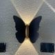 thumbnail image 3 of Black Shaped Butterfly LED Wall Lamp, Aluminum Waterproof Light For Garden Bedroom Living Room Stairs Hallway Decoration, 3 of 4