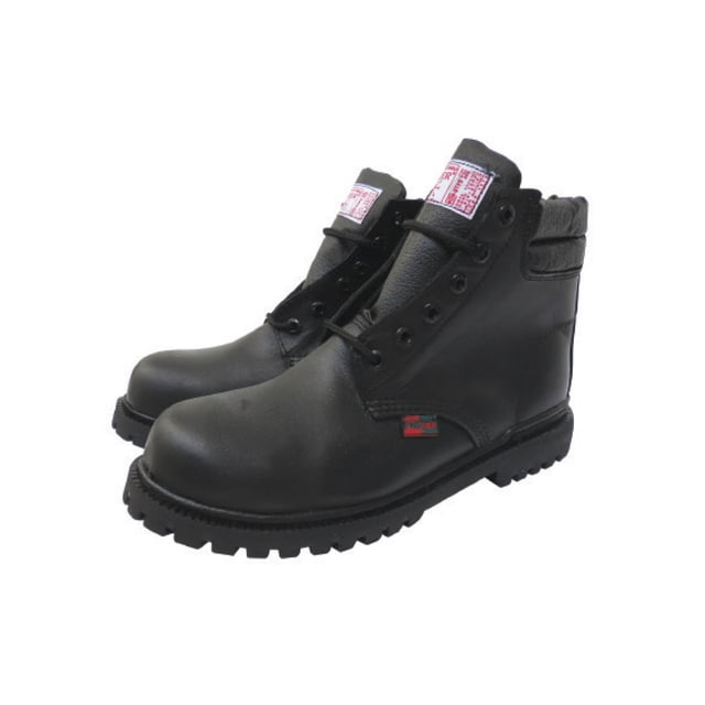 Bota de Seguridad KARLEN Flor Entera Suela de Hule No.27 A NEGRA