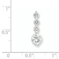 thumbnail image 2 of Pendentif en Argent Sterling 925 Zircon Cubique Poli, 2 of 2