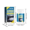 thumbnail image 3 of HOARBOEG Car Windshield Cleaning Sheet Car Glass Rearview Mirror Cleaning Oil Stains Defogging CleanerHousehold Cleaning Tools, 3 of 9