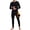 Black, variant on CL convallaria Thermal Underwear for Men, Ultra Soft Long Johns Fleece Lined Base Layer Cold Weather Top and Bottom Set