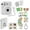Clay White, variant on Fujifilm Instax Mini 12 Instant Camera with Case, Decoration Stickers, Frames, Photo Album and More Accessory kit (Blossom Pink)