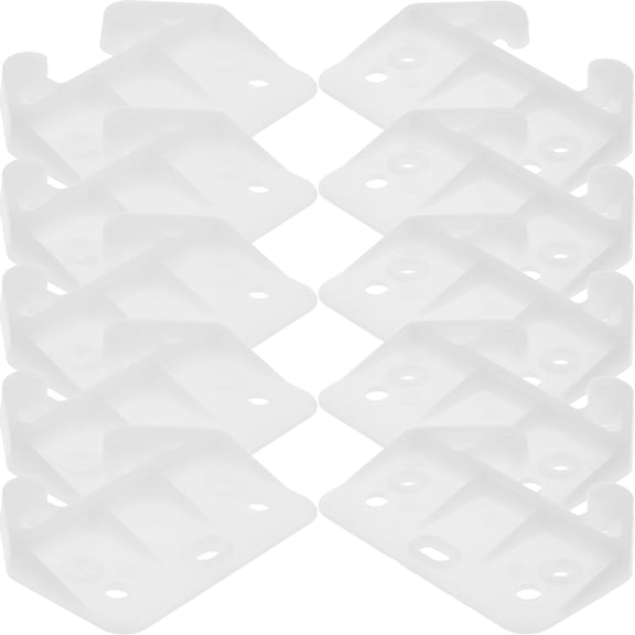 Raindrops White Drawer Glides Made of Durable PP Material for Furniture with Smooth Slide Rail Performance 20