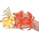 thumbnail image 4 of Figuras de animales marinos de plástico de 8 Uds., juguete de baño con cangrejo, estrella de mar, pez calamar, figuras de criatura marina de goma", 4 of 5