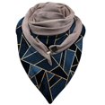 thumbnail image 2 of Up to 65% off Universal Spring Warm Multicolor Prints Double-Layer Buckle Scarf Fashionable Scarf on Clearance, 2 of 2