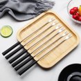 thumbnail image 2 of 6Pcs Stainless Steel Fondue Forks Cheese Fondue Forks Fruit Fork Kitchen Grill Forks, 2 of 7