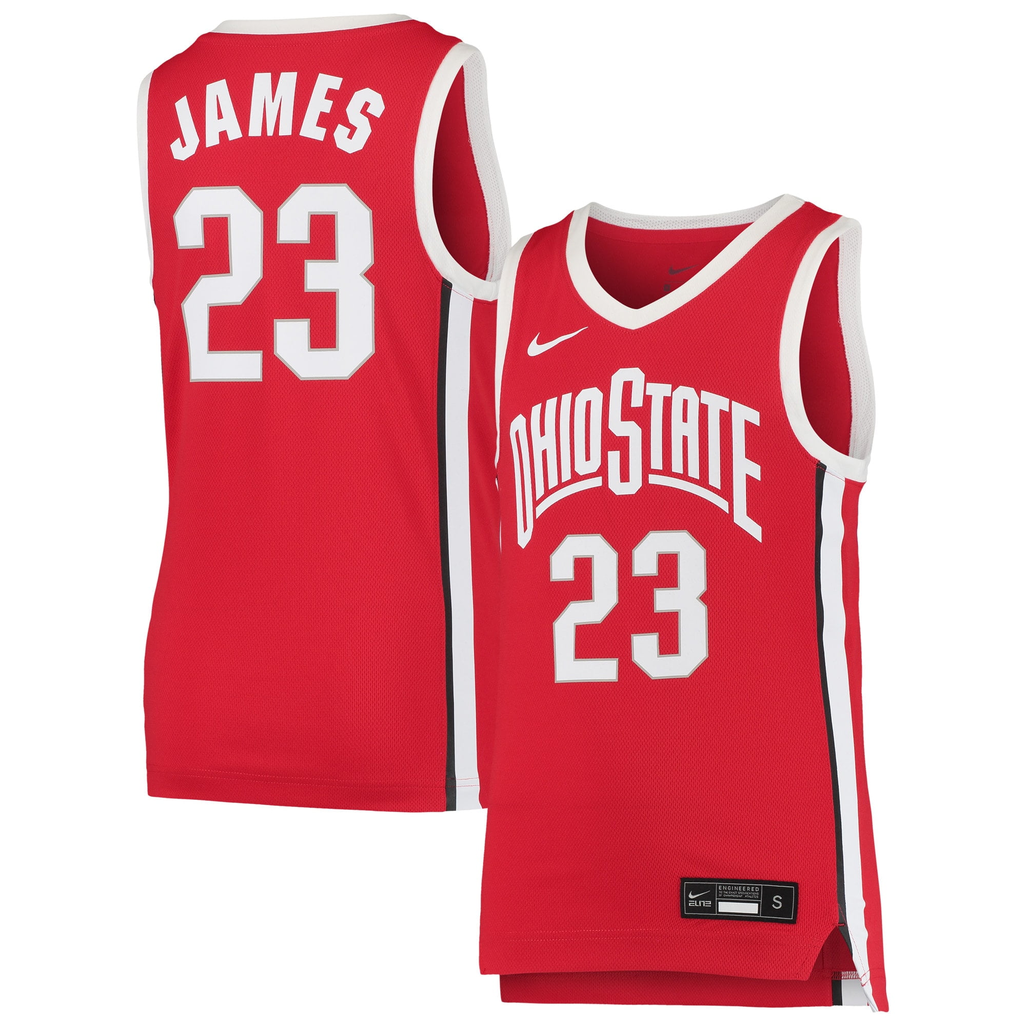 Lebron James Ohio State Buckeyes Nike Youth Replica Basketball Jersey Scarlet Walmart Com Walmart Com