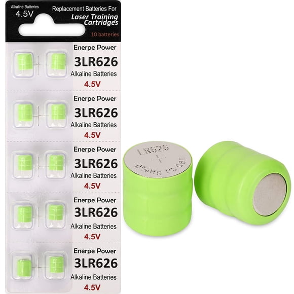 Baterías de repuesto Enerpe 3AG4/3LR626/3x377 4,5 V, paquete de 10