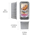 thumbnail image 3 of Handi-Foil 8" x 3.8" x 2.4" Aluminum Loaf Pans with Lid (3 Pack), 3 of 6