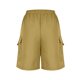 thumbnail image 5 of Mujeres Pantalones Cortos Casual, Primavera/Verano Color Sólido, Ropa de Trabajo Bolsillo Pantalones Cortos para Mujeres, 5 of 7