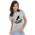 thumbnail image 3 of I Dont Believe in Humans Unicorn Womens Slim Fit Graphic Tee Brisco Brands X, 3 of 5