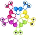 thumbnail image 2 of Paquete de 30 marionetas de dedo con forma de ojo, anillos para los ojos, juguetes para fiestas, colores aleatorios, tamaño grande, 2 of 5