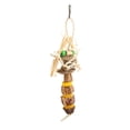 thumbnail image 2 of M Buder Parrot Nut Chew Toys Natural Healthy Hand Knitted Bite Resistant Bird Hanging Wood Blocks Chew Toy 8.66 inches / 22 cm, 2 of 9
