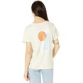 thumbnail image 3 of Roxy Women's Log Morning Relaxed Boyfriend Tee T-Shirt (X-Small, White), 3 of 4