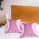 thumbnail image 4 of Simulated Silk Pillowcase | Satin-Like Softness for Hair and Skin | Gentle on Sensitive Skin | Reduces Frizz and Split Ends | Multiple Colors | Easy Care | 1 Pack | Smooth Texture | Fade Resistant, 4 of 6