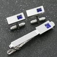 thumbnail image 2 of Men's Tie Clip Creative Rhinestone Tie Clip Pin Necktie Clip for Business, 2 of 5